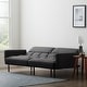 preview thumbnail 34 of 35, Lucid Comfort Collection Futon Sofa Bed with Box Tufting