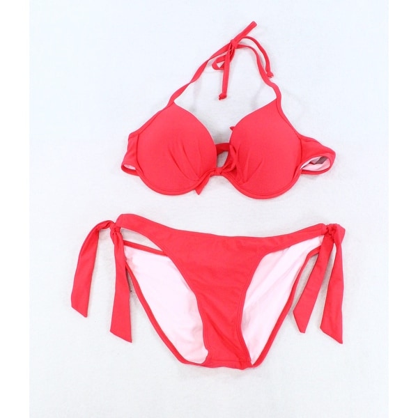 red designer bikini