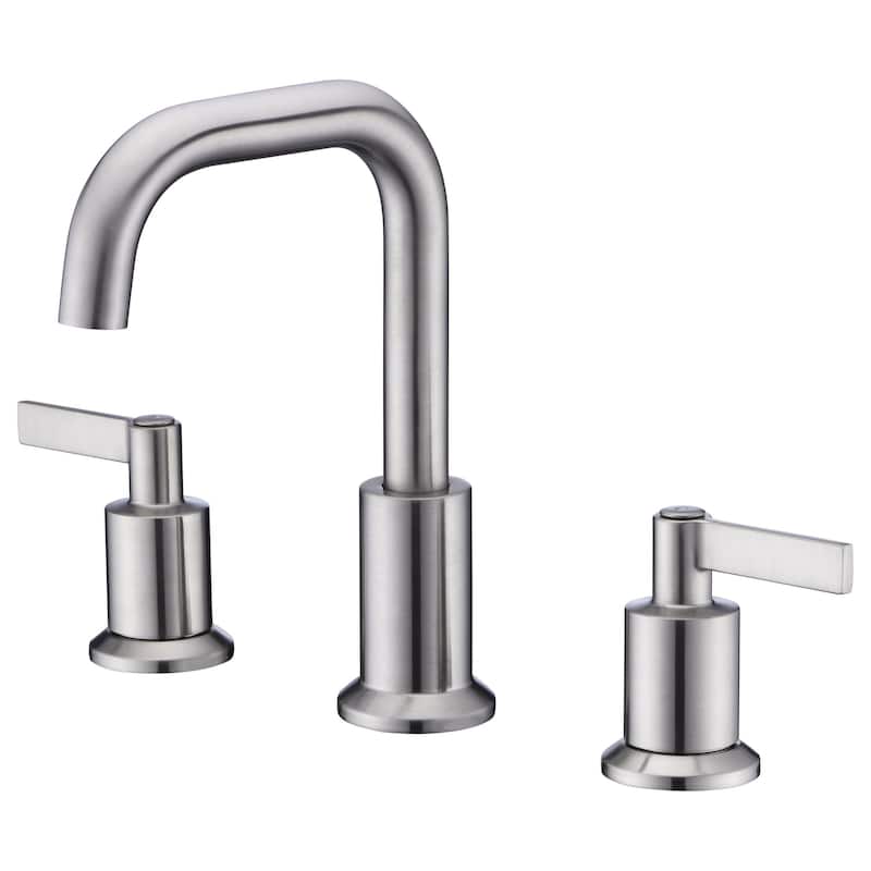 Ultra Faucets Kree Collection Two-Handle Widespread Lavatory Faucet - Brushed Nickel UF57003