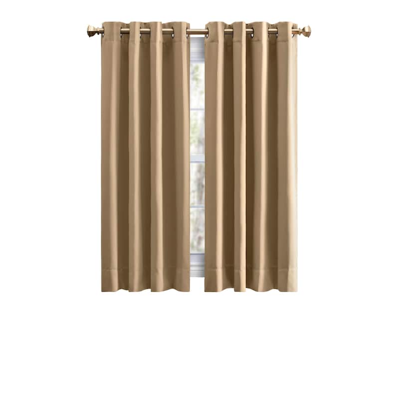 Ultimate Blackout 36-inch Short Length Grommet Curtain Panel - 56"w x 36"l