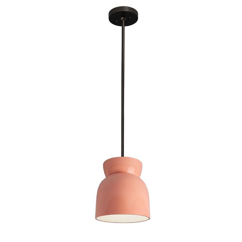 Justice Design Group Large Hourglass Pendant - Rigid Stem