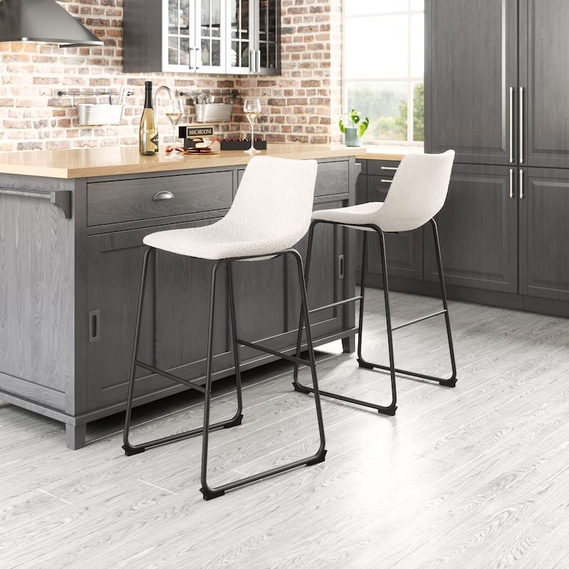 Smart Bar Chair (Set of 2) - 19.7" W x 21.3" D x 39.4" H