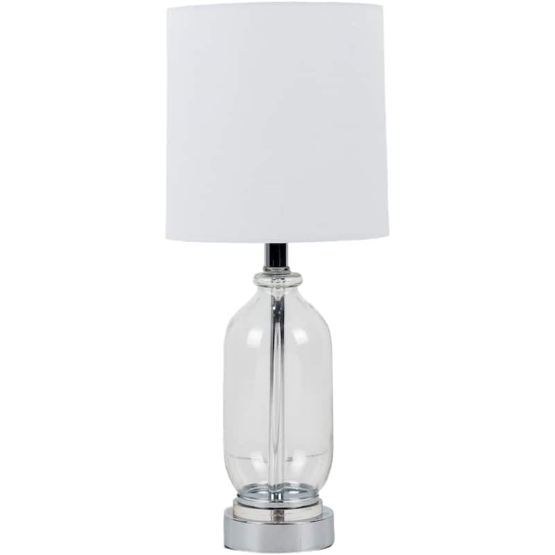 Artistic Weavers Arbyrd Modern Pink Crackle Glass Table Lamp