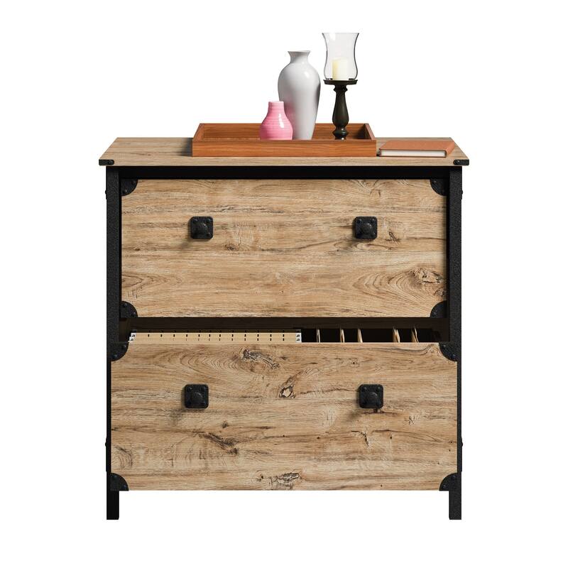 Wood Lateral File with Spacious Drawers