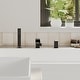 preview thumbnail 18 of 23, Bathtub Filler Faucet with Sprayer, Double-Handle Deck-Mount Roman Tub Faucet with Handshower, Pressure Balanced Valve Included