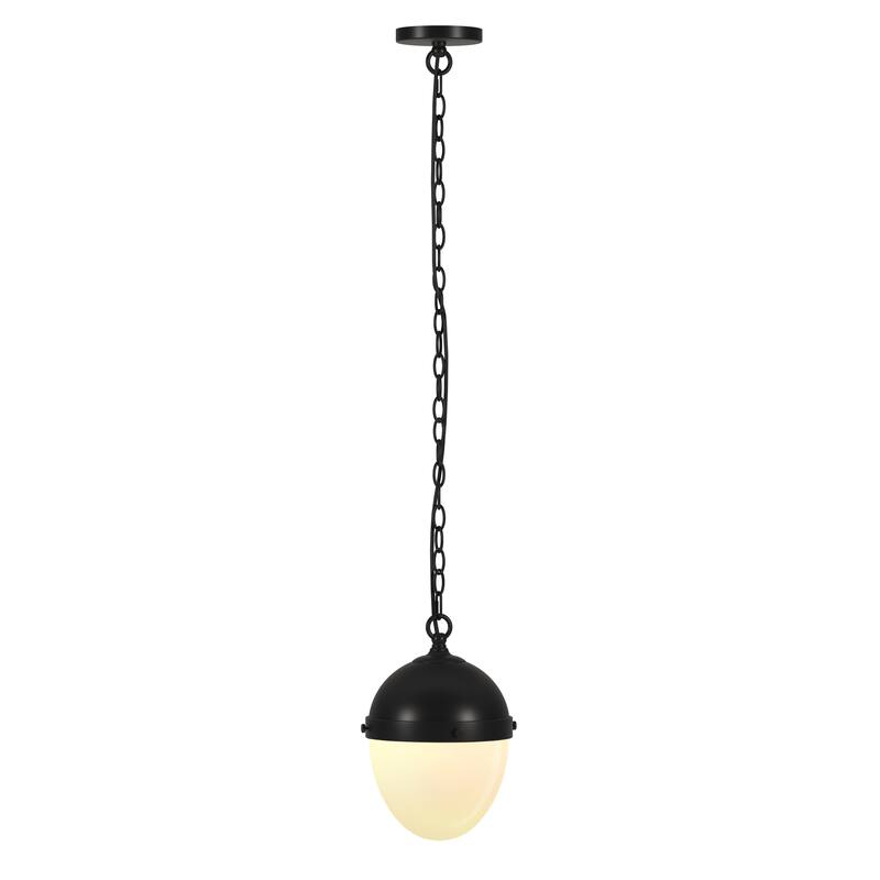 Aurelia 9" Wide Pendant with Glass Shade - 9" Wide