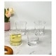 Oval Halo Acrylic Glasses Drinking Set of 4 DOF (12oz), Plastic ...