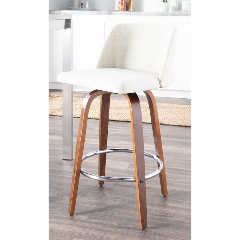 Carson Carrington Vallberga 26" Upholstered Counter Stool (Set of 2)