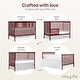 preview thumbnail 5 of 9, Dream On Me Synergy 5-In-1 Convertible Crib In Cherry