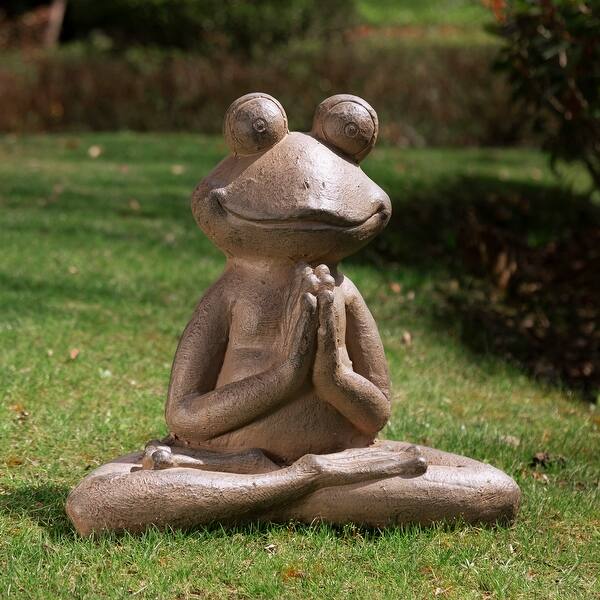Glitzhome Farmhouse Vivid Frog Rabbit Mgo Statue Overstock 33213375