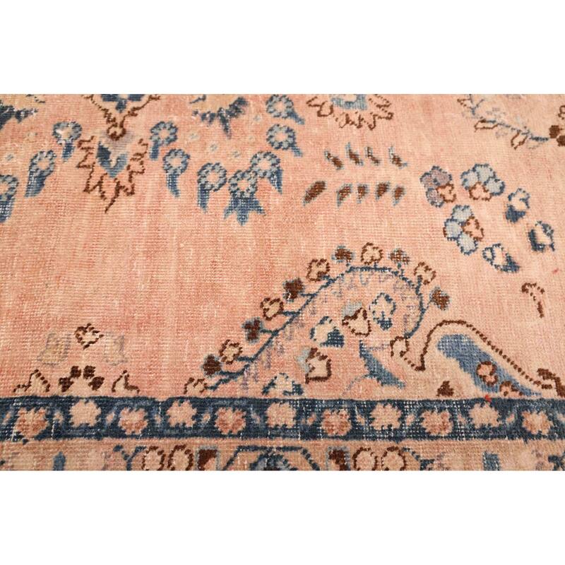 ECARPETGALLERY Hand-knotted Antalya Vintage Blush Wool Rug - 5'11 x 8'9