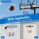 preview thumbnail 20 of 18, 15 Inch Basketball Rim Goal Replacement with All Weather Net and Mounting Hardware