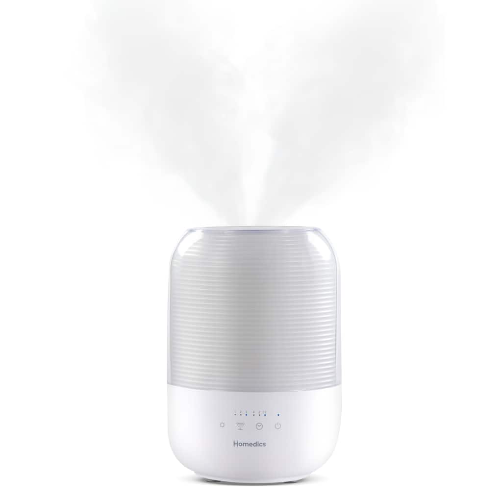 Homedics TotalComfort UHE‑CMTF63 Ultrasonic Cool Mist Humidifier | 3 L Top‑Fill Tank | Night‑Light | White