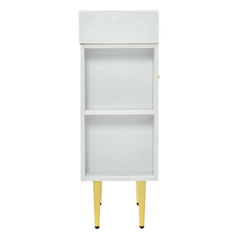21.6" Bathroom Vanity with soft-close doors, (Sink not included)