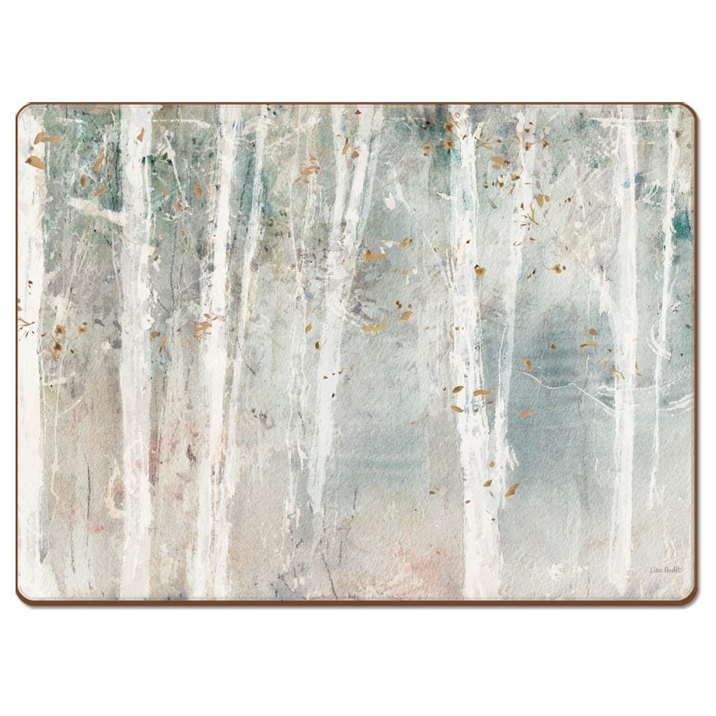 Cala Home Hardboard Placemats - Woodland Walk - Set of 4 - 15.5x11.25x.226
