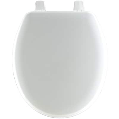 Bemis Round Closed Baby / Toddler Molded Wood Front Toilet Seat and