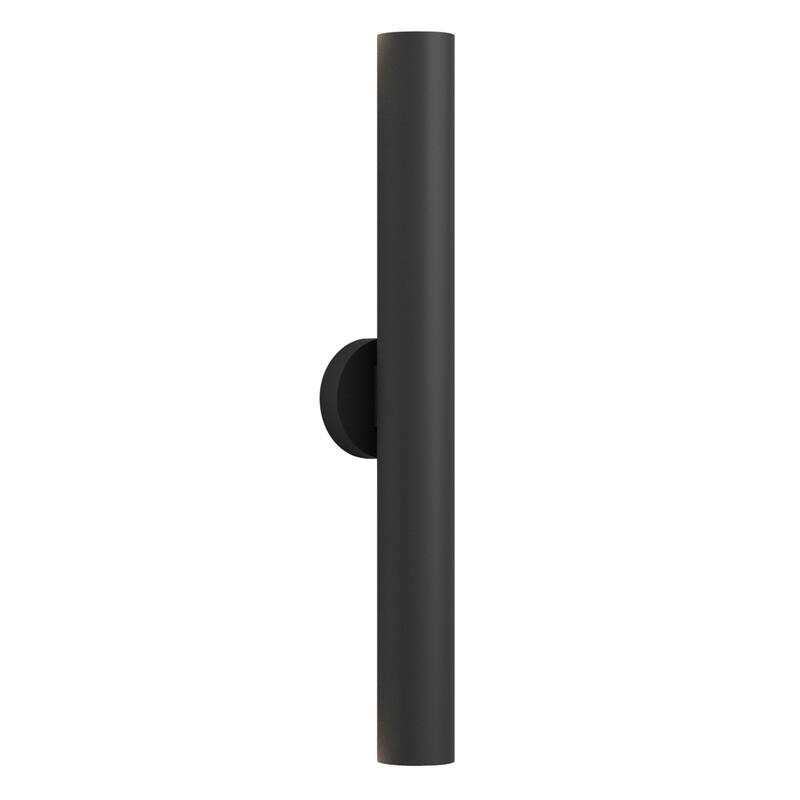 LamQee Modern Black Aluminum Cylinder LED Outdoor Wall Lights