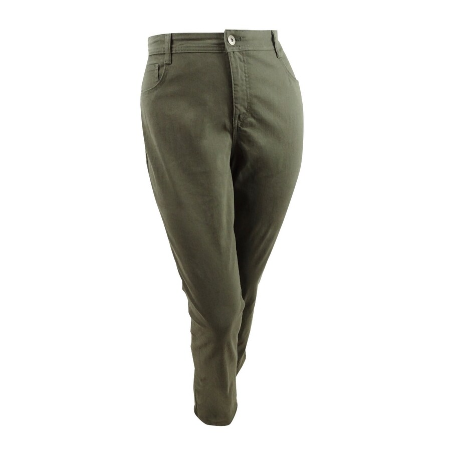 plus size slim leg pants