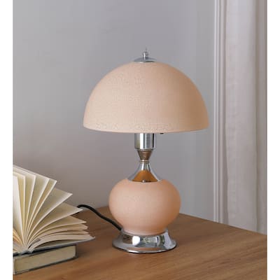 15.75 In. Erte Blush Pink Art Décor Table Lamp
