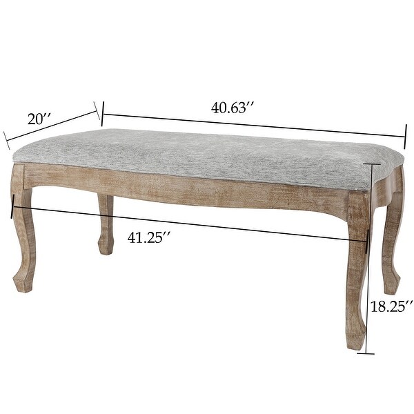 Linen dining bench cheap