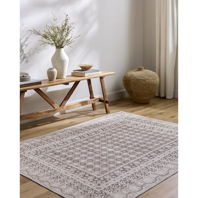 Our PNW Home x Livabliss Rainier Cottage Border Washable Area Rug