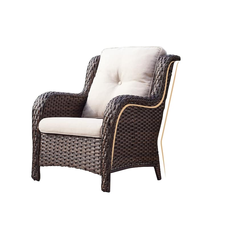 Gymojoy Outdoor Furniture Set Patio Wicker Chairs Set of 2