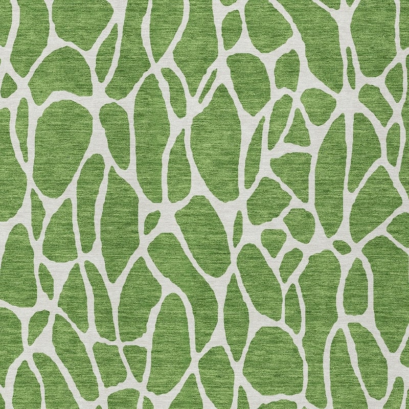 HomeRoots Geometric Transitional Rectangle Outdoor Rug