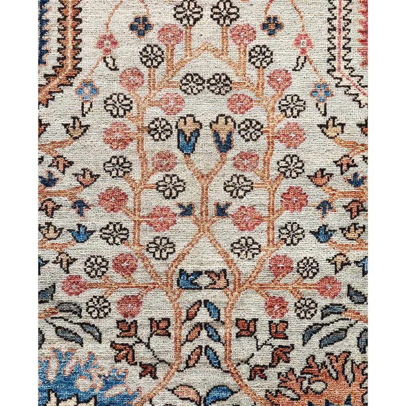 Serapi One-of-a-Kind Hand-Knotted Area Rug - Gray - 9' 3" x 11' 11"