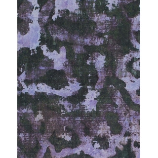 Ahgly Company Machine Washable Abstract Slate Blue Grey Blue Area Rugs ...