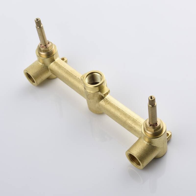 Topcraft Wall Mount Classic Cross Handle Bathroom Faucet