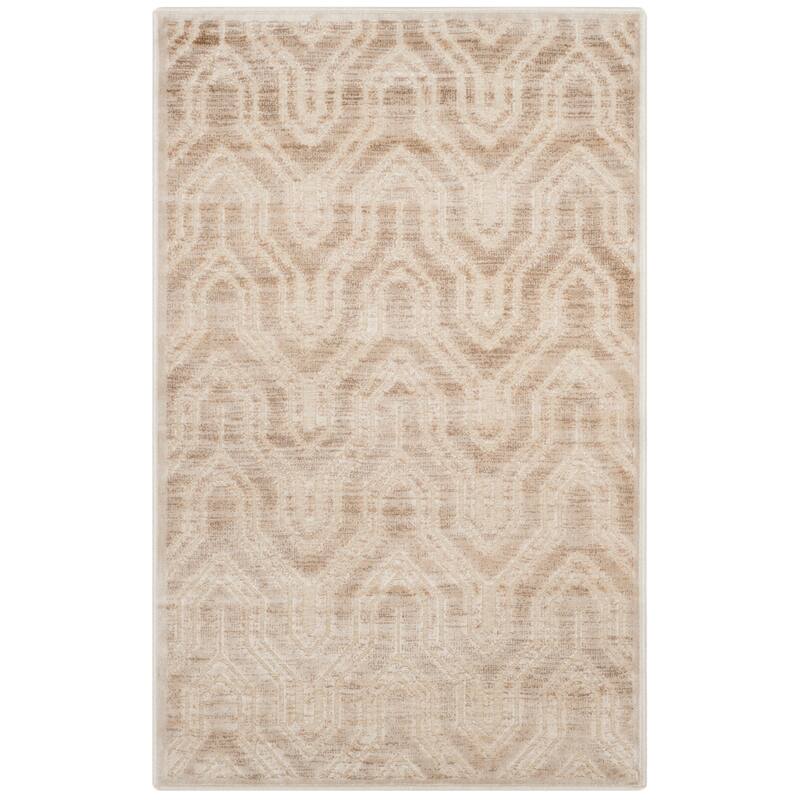 SAFAVIEH Paradise Flavie Modern Viscose Rug - 2'7" x 4' - Stone