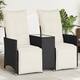 Option Black With footrest/ Glass