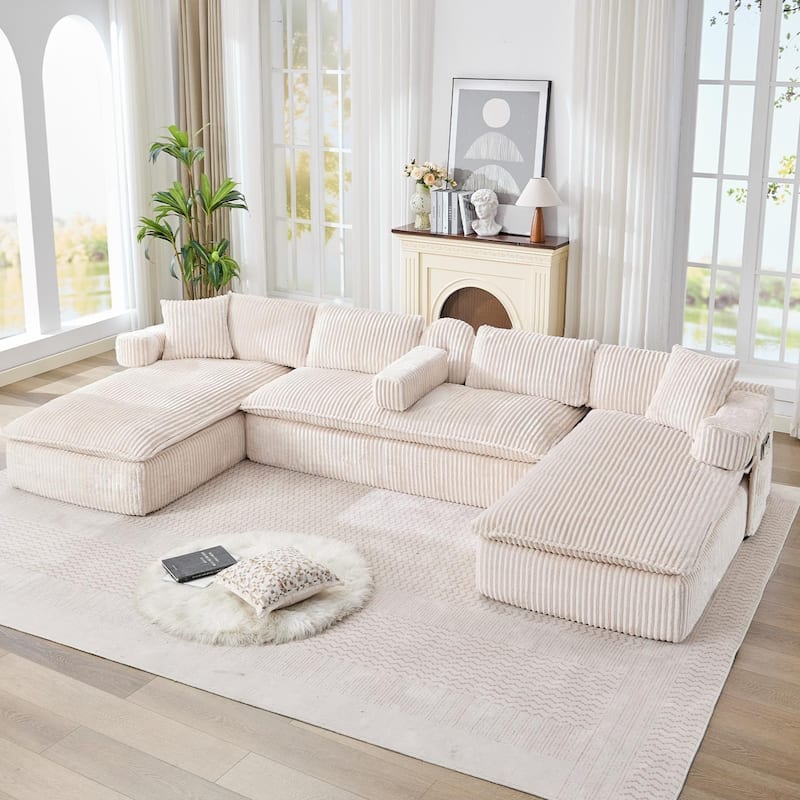 149" Oversized Sectional Couches U Shaped Modular sofa