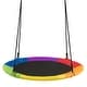 preview thumbnail 1 of 5, Costway 40'' Flying Saucer Tree Swing 900D Round Swing w/ Multi-ply - See Details Colorful - See Details