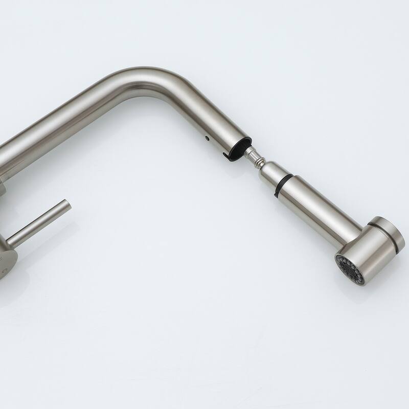 Single Handle Kitchen Faucet with Pull Out Spray