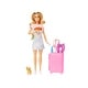 preview thumbnail 1 of 3, Barbie Doll and Accessories, Blonde with Puppy