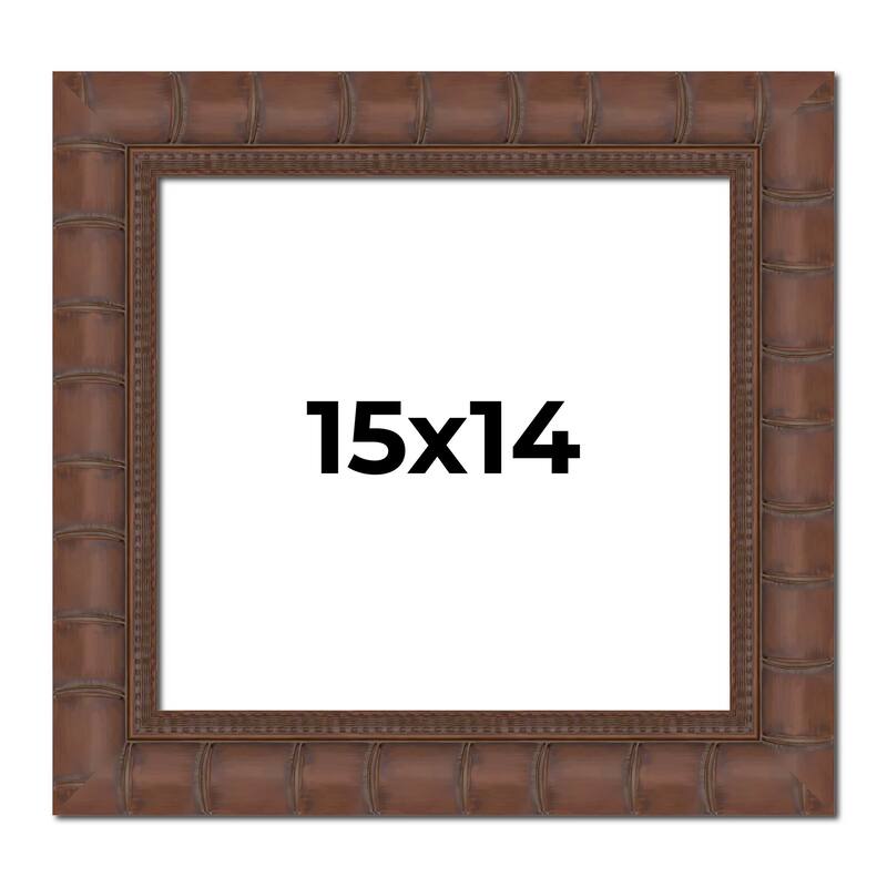 15x14 Frame Pewter Solid Wood Picture Frame Width 1.625 Inches | Interior Frame Depth 0.6875 Inches