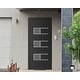 preview thumbnail 33 of 35, VDOMDOORS Manux 8933 | Front Door Exterior Door | Steel | Frame & Hardware Included | 18x80, Matte Black Entry Door