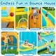 preview thumbnail 17 of 29, Inflatable Bounce House with Water Slide for Kids Includes Air Blower
