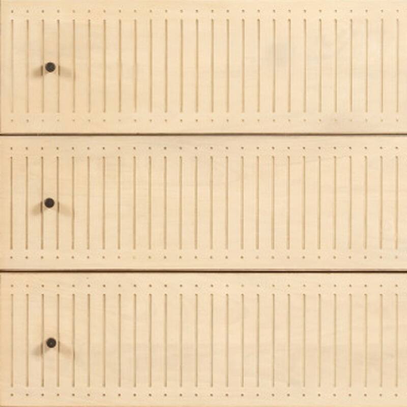 HomeRoots 68" Natural Solid Wood Six Drawer Dresser