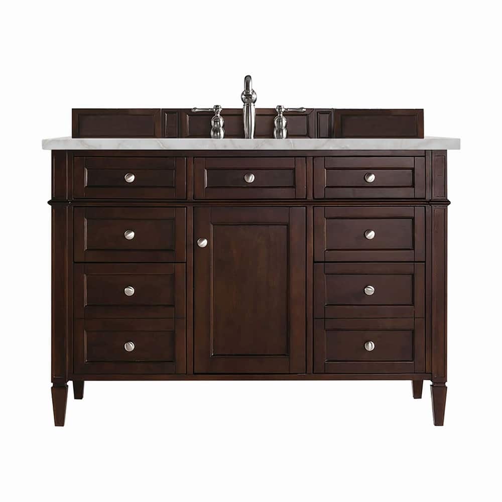James Martin Vanities 650-V48-3VSL Brittany 48" Single Basin Poplar