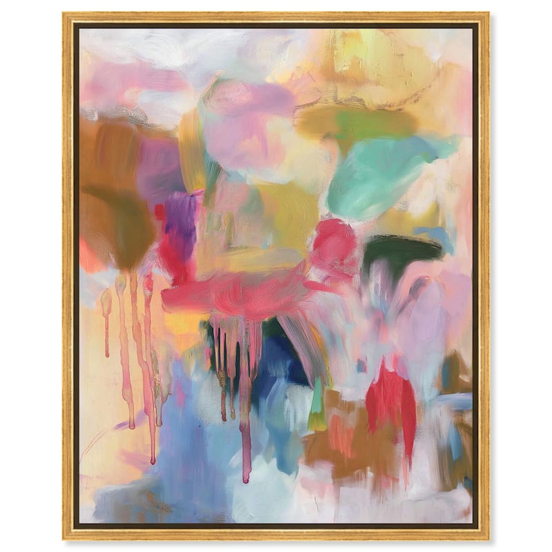 Art with Bold Colors Canvas by Art Remedy - 36" x 45" - Gold