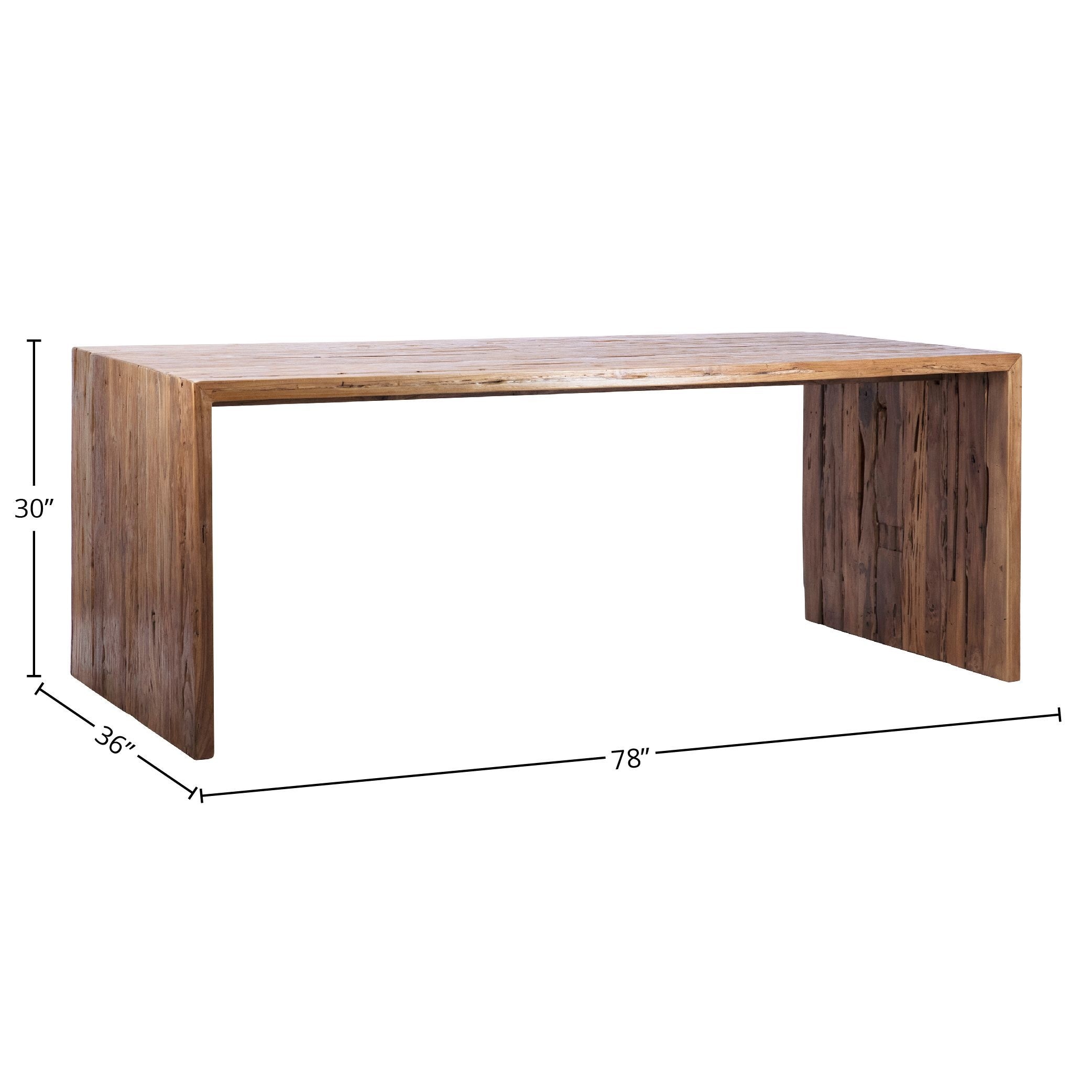 Waterfall counter height table shop