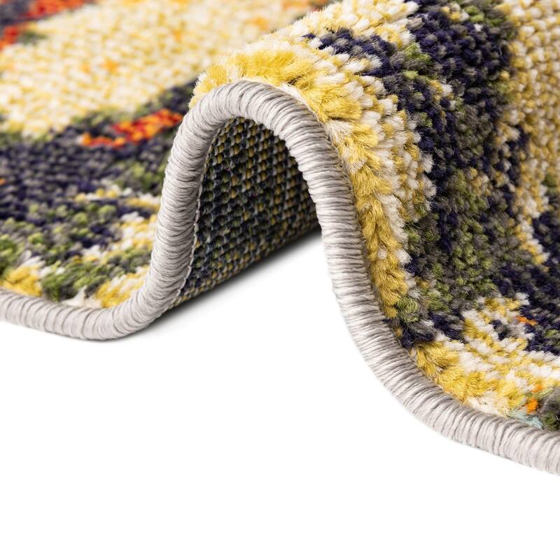 Contemporary Cleley Collection Area Rug