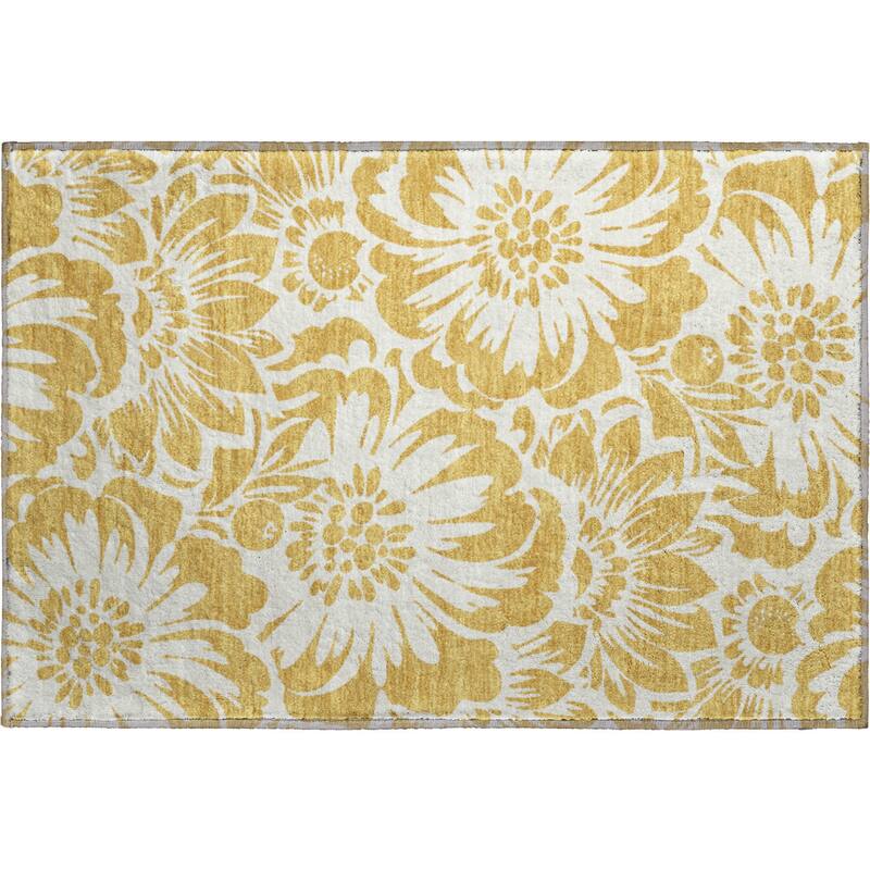 Premium Washable Super Soft Modern Floral Mayfield Rug