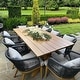 preview thumbnail 15 of 23, PURPLE LEAF Outdoor patio Dining Set for Garden Deck Wicker Table and Chairs Set-7/9/11 Piece