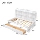 preview thumbnail 15 of 16, Twin Day Bed with Side Bookcase & 2 Drawers - Multifunctional Design