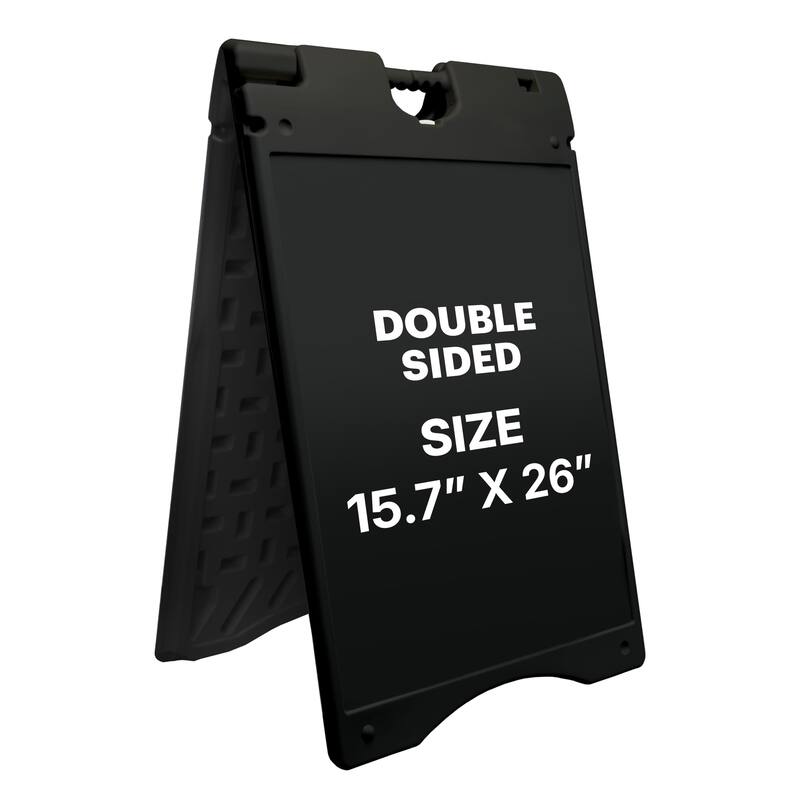 Jumbl 15.7 x 26 Display Surface Small Outdoor Signboard - Black - overstock.com/bedbathandbeyond.com