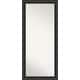 preview thumbnail 1 of 12, Sloped Non-Beveled Framed Full-Length Floor Leaner Mirror