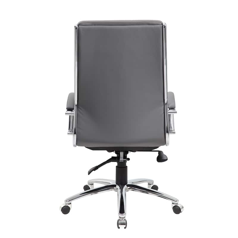 Boss CaressoftPlus Chrome Finish Executive Chair